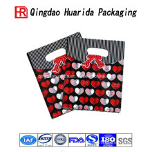 Die Cut Customize Logo Soft Handle Gift Plastic Packaging Bags